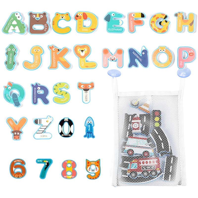 Bath Letter Number Foam - Zabawne piankowe litery i cyfry do