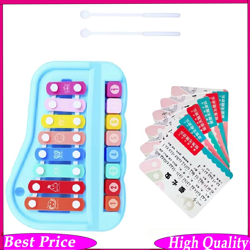 Kids Toys Xylophone - 8-tonowy instrument perkusyjny do uderzania -