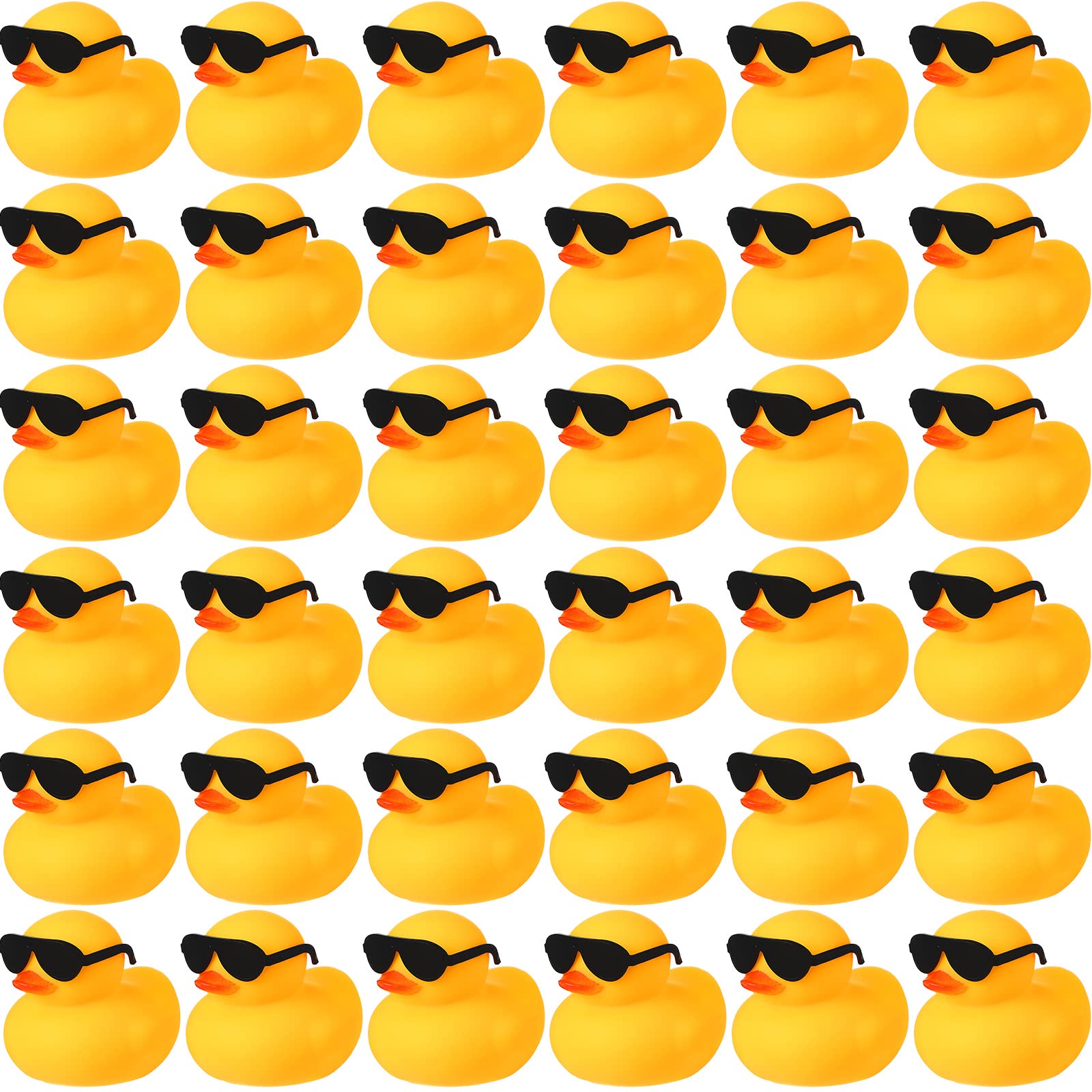 Rubber Duck Bath - 6/12/24szt Gumowe kaczki Zabawki Żółte gumowe