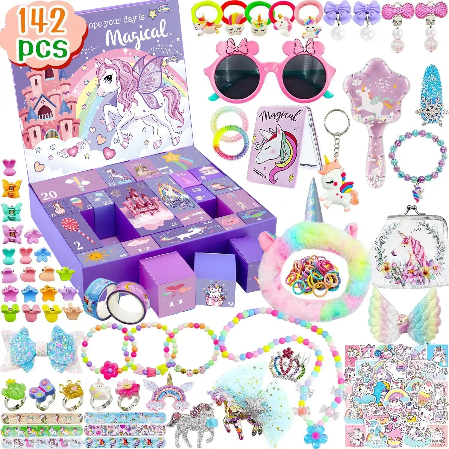 Kids Toys Christmas 2025 - 2025 Świąteczny Kalendarz Adwentowy Pudełko Prezentowe