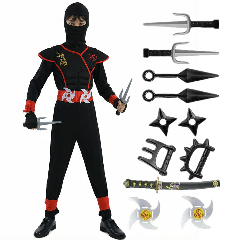 Czarno-niebieski strój ninja d – Kids Toys Movie recenzja i cena