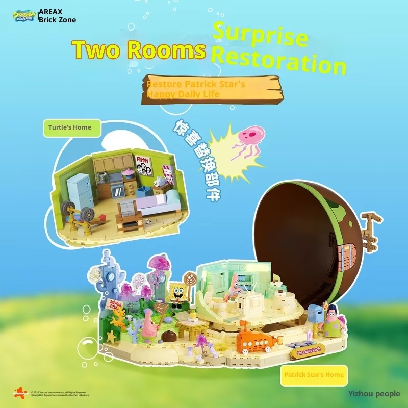 Zestaw klocków Spongebob Patri – Kids Toys House recenzja i cena