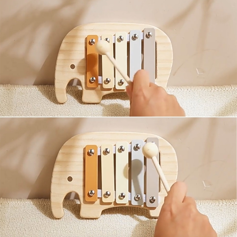 Drewniany Instrument muzyczny  – Kids Toys Xylophone recenzja i cena