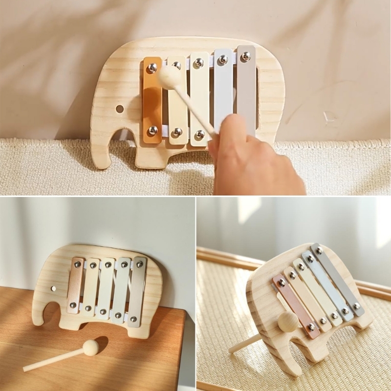 Drewniany Instrument muzyczny  – Kids Toys Xylophone recenzja i cena