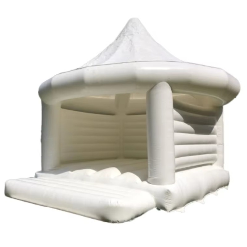 Nadmuchiwany biały dom skacząc – Kids Toys House recenzja i cena