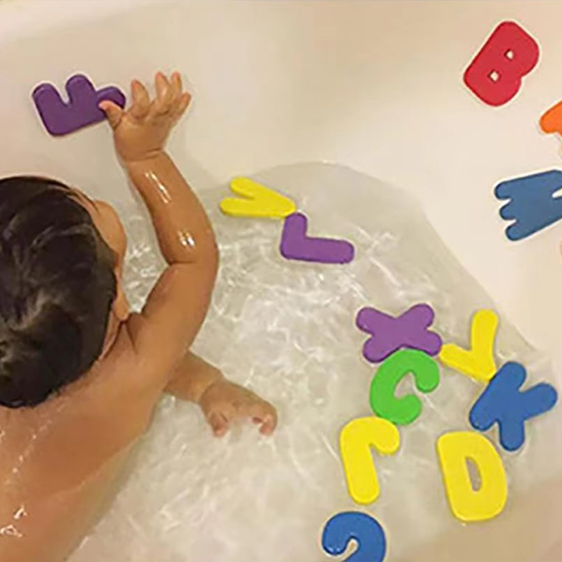 Zabawki do kąpieli dla dzieci  – Bath Letter Number Foam recenzja i cena