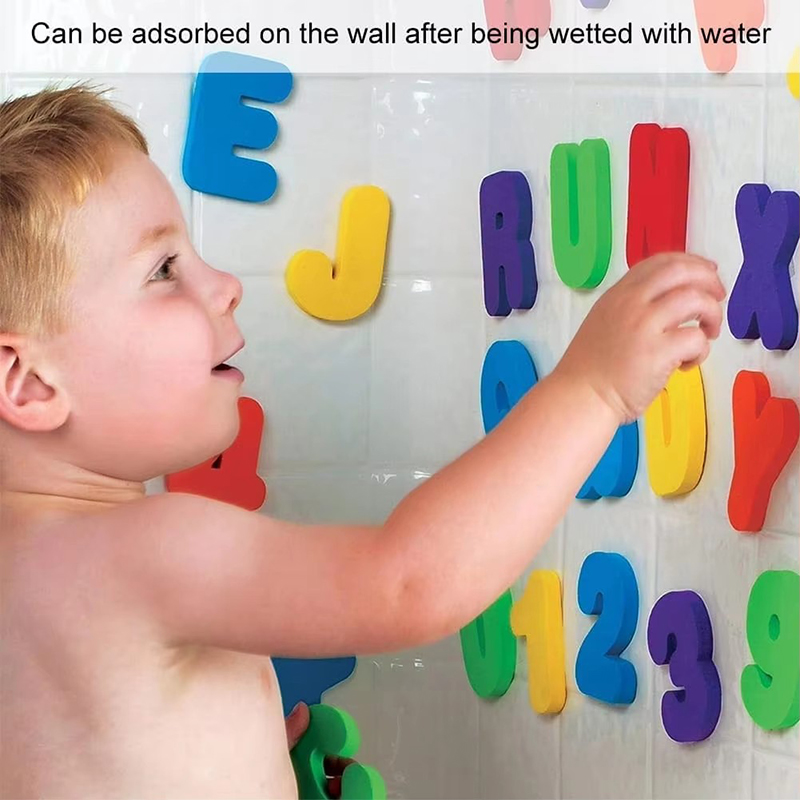 Zabawki do kąpieli dla dzieci  – Bath Letter Number Foam recenzja i cena