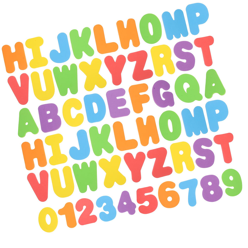 2 zestawy naklejek z alfabetem – Bath Letter Number Foam recenzja i cena