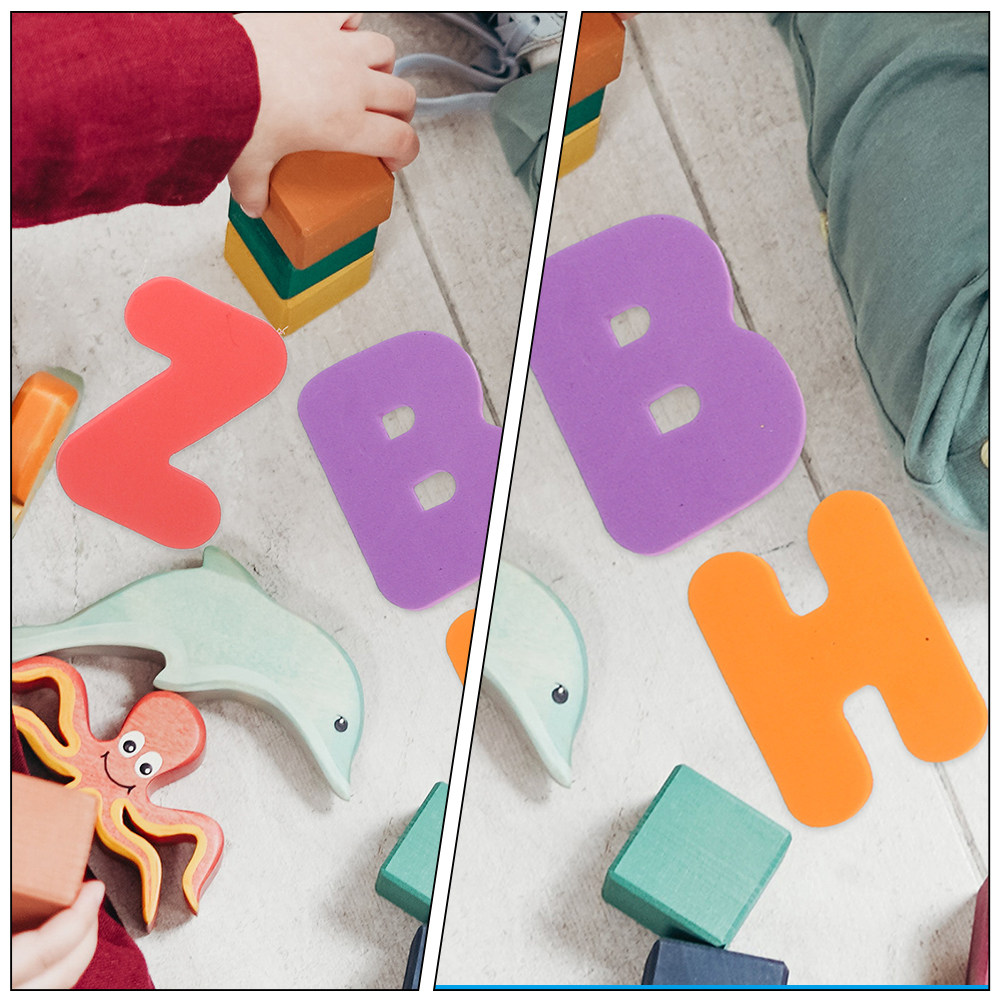 2 zestawy naklejek z alfabetem – Bath Letter Number Foam recenzja i cena