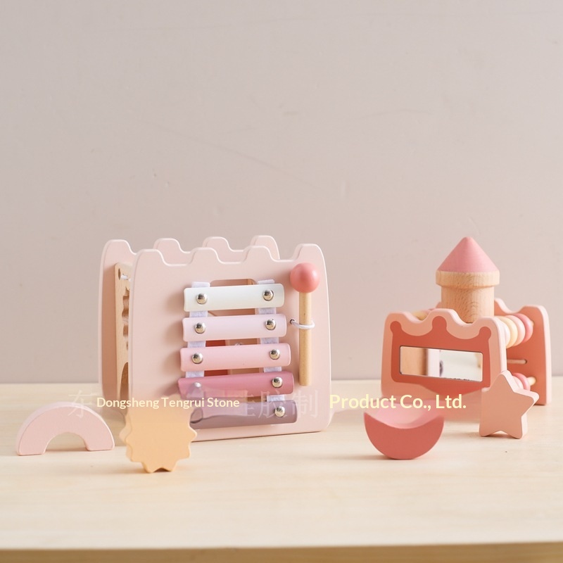 Drewniany Zamek 5 w 1 Kostka A – Kids Toys Xylophone recenzja i cena