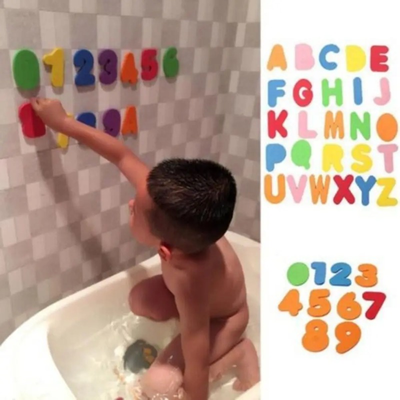 Pływające zabawki do kąpieli d – Bath Letter Number Foam recenzja i cena