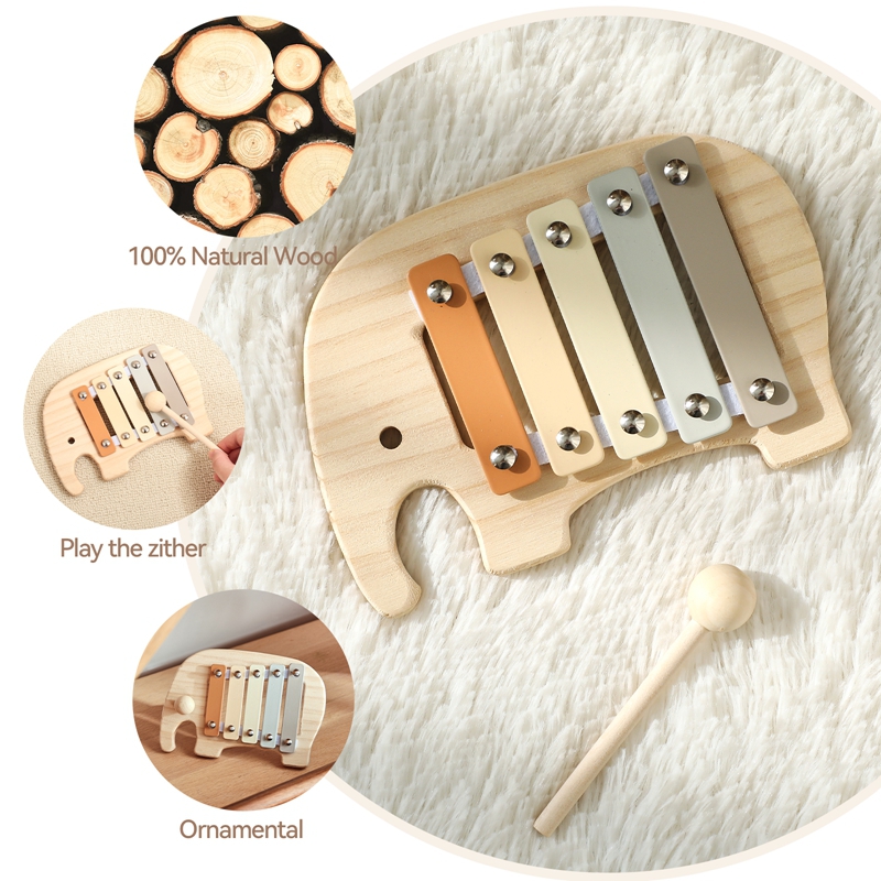 Montessori drewniane 5 tonów M – Kids Toys Xylophone recenzja i cena