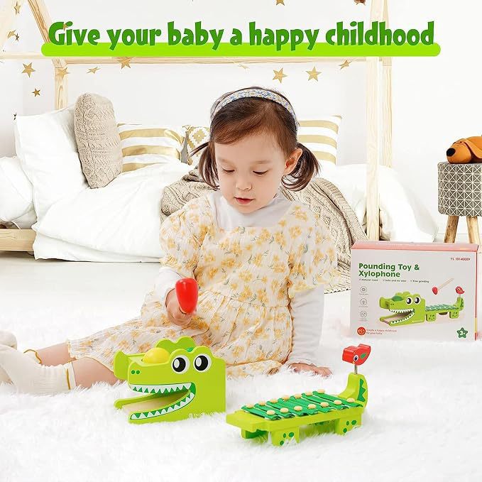 Drewniany ksylofon w kształcie – Kids Toys Xylophone recenzja i cena