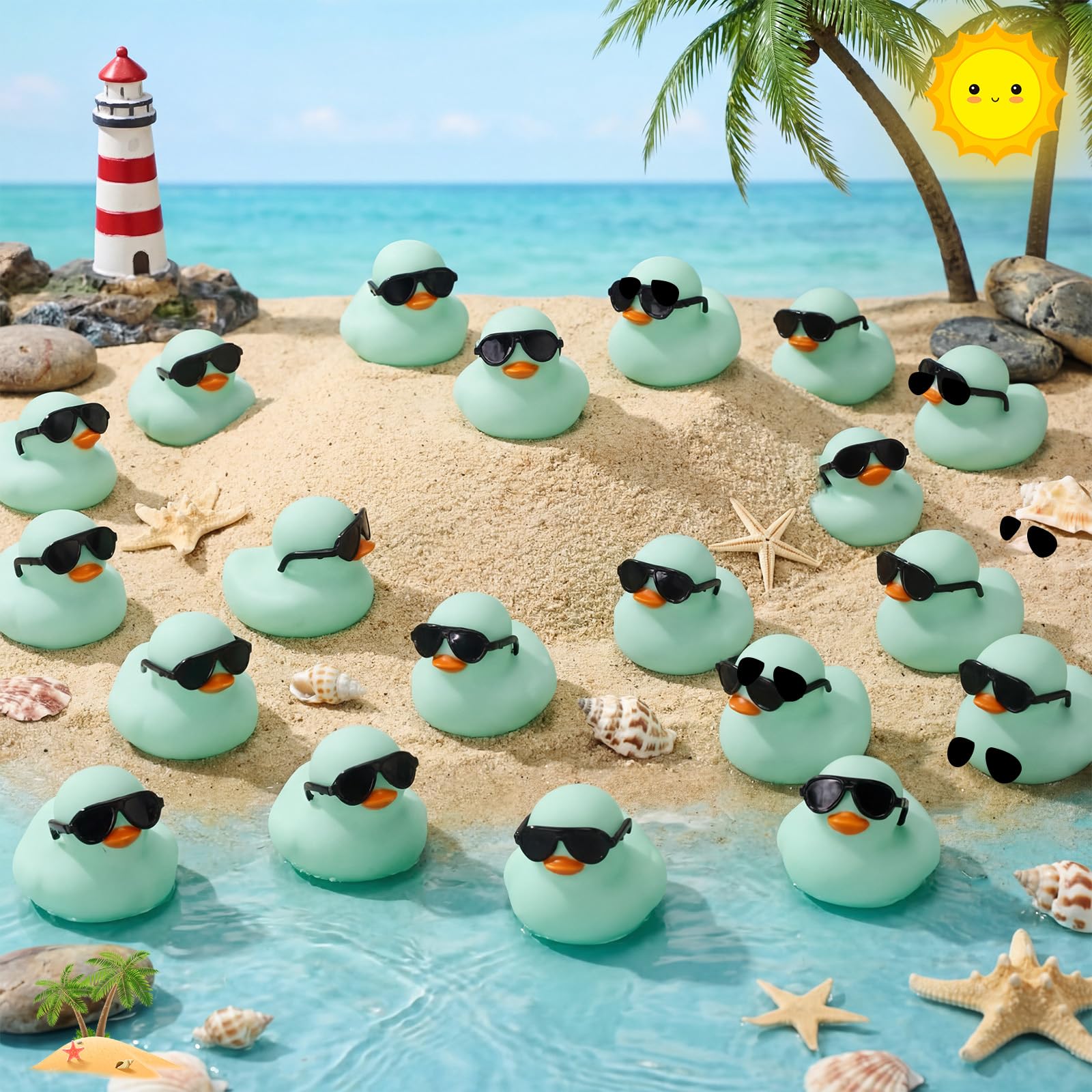 10-100 SZTUK Zielone Mini Gumo – Rubber Duck Bath recenzja i cena