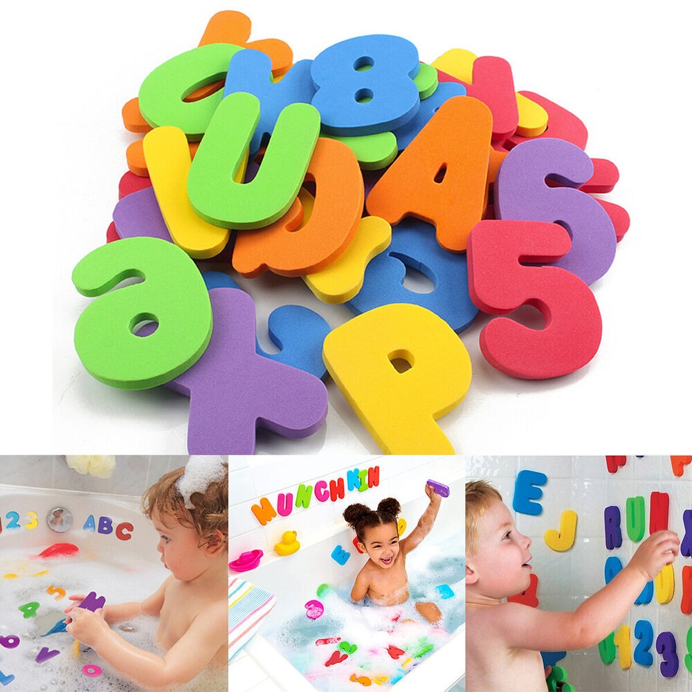 36 sztuk naklejki gra pływanie – Bath Letter Number Foam recenzja i cena